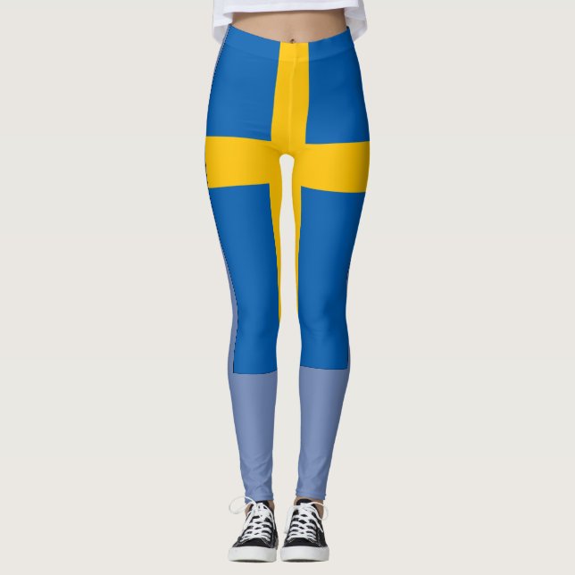 Sverige Leggings (Framsida)