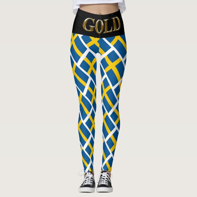 SVERIGE LEGGINGS (Framsida)