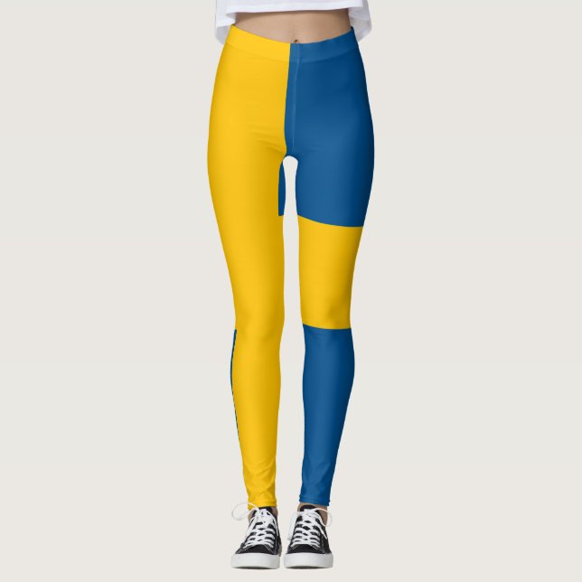 Sverige Leggings (Framsida)