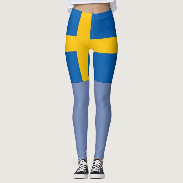 Sverige Leggings (Framsida)