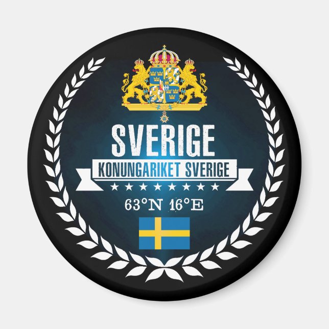 Sverige Magnet (Framsidan)
