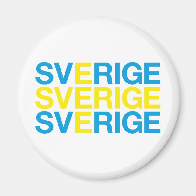 SVERIGE MAGNET (Framsidan)