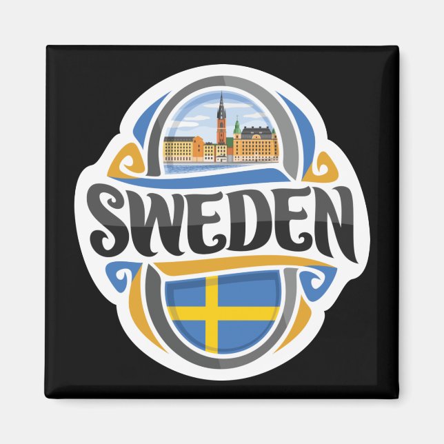 Sverige Magnet (Framsidan)