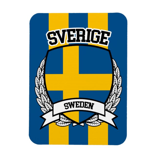 Sverige Magnet (Vertikal)
