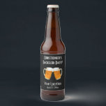 Sverige Möhippa Bröllop Öl Skål Ölflaska Etikett<br><div class="desc">En rolig etikett som du kan använda på din svensexa. Skål för den blivande brudgummen!  Personifiera med brudgummens namn och svensexans detaljer.</div>