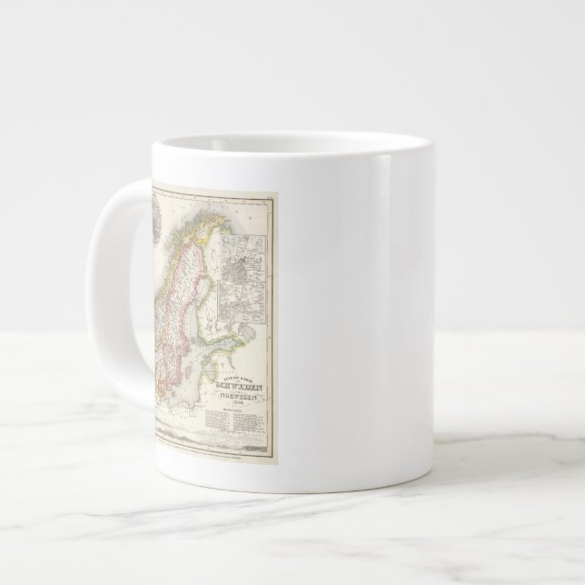 Sverige, Norge 2 2 Jumbo Mugg (Framsida vänster)
