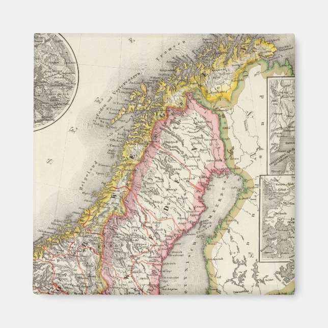 Sverige, Norge 2 Magnet (Framsidan)