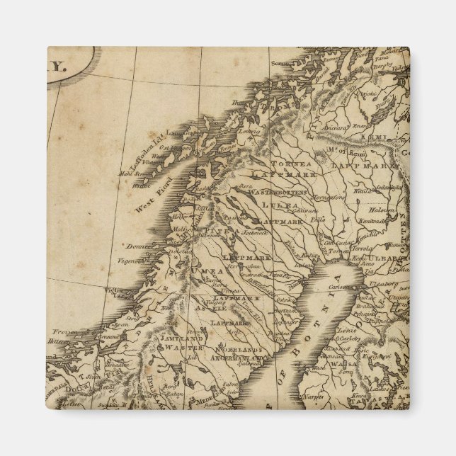Sverige, Norge 3 Magnet (Framsidan)