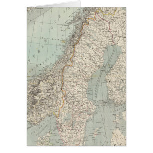 Sverige, Norge, Danmark 2 Hälsningskort