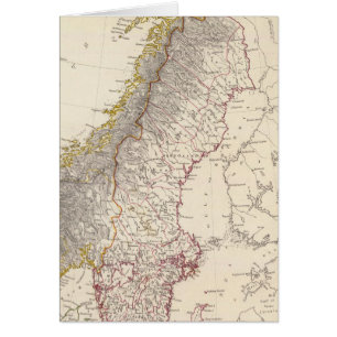 Sverige, Norge, Danmark 3 Hälsningskort