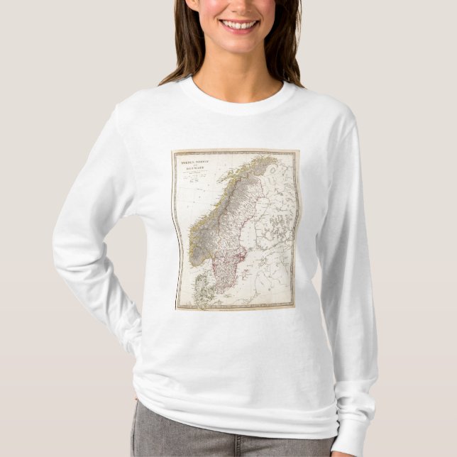 Sverige norge, Danmark 3 T Shirt (Framsida)