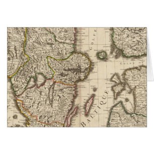 Sverige, Norge, Europa Hälsningskort