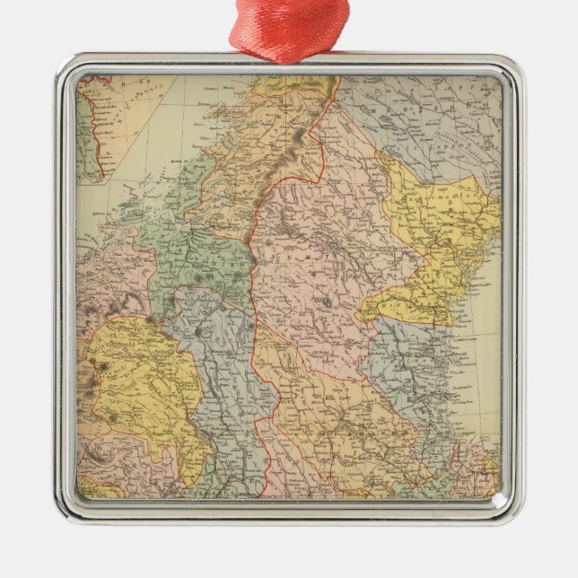 Sverige, Norge Julgransprydnad Metall (Framsidan)