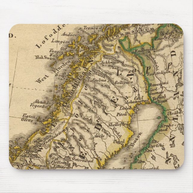 Sverige, Norge och Finland Musmatta (Framsidan)