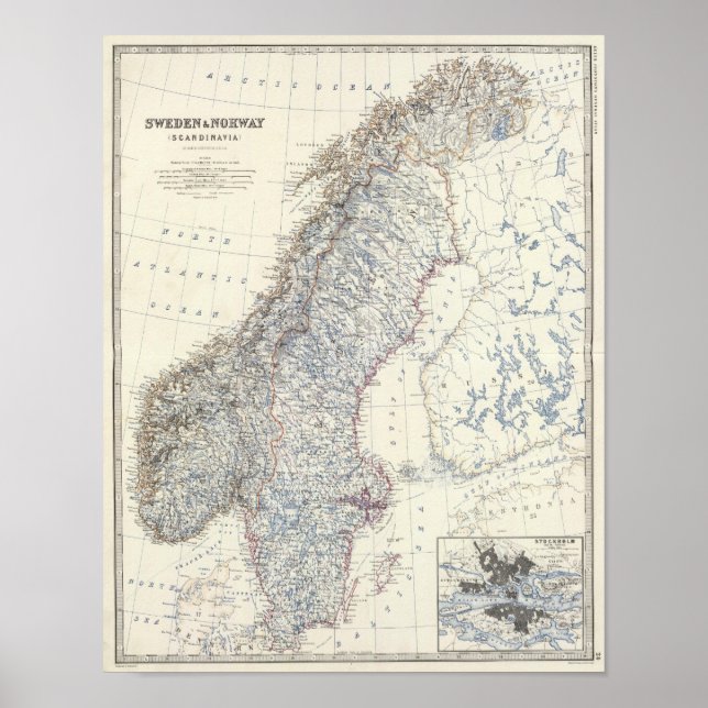 Sverige, Norge Poster (Framsidan)