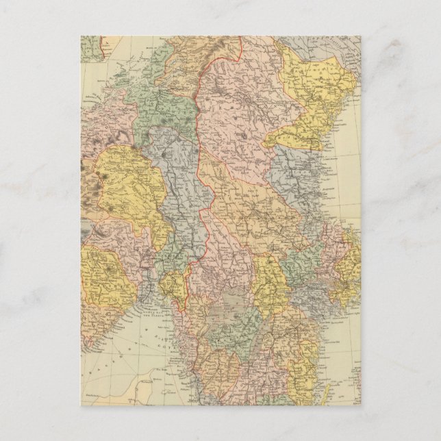 Sverige, Norge Vykort (Framsida)
