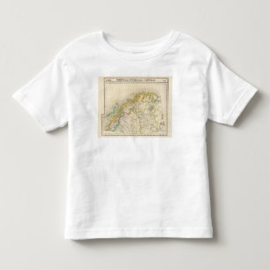 Sverige norgekartbokkarta t-shirt