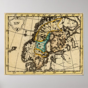 Sverige och Finland Poster