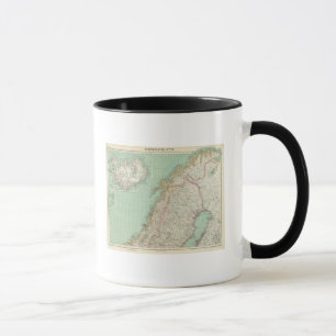 Sverige och Island Mugg