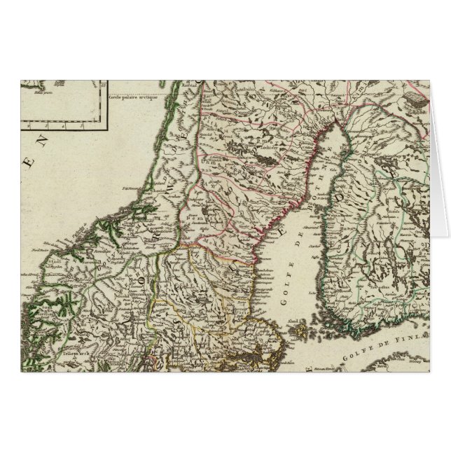 Sverige och Norge 10 Hälsningskort (Framsidan Horizontal)