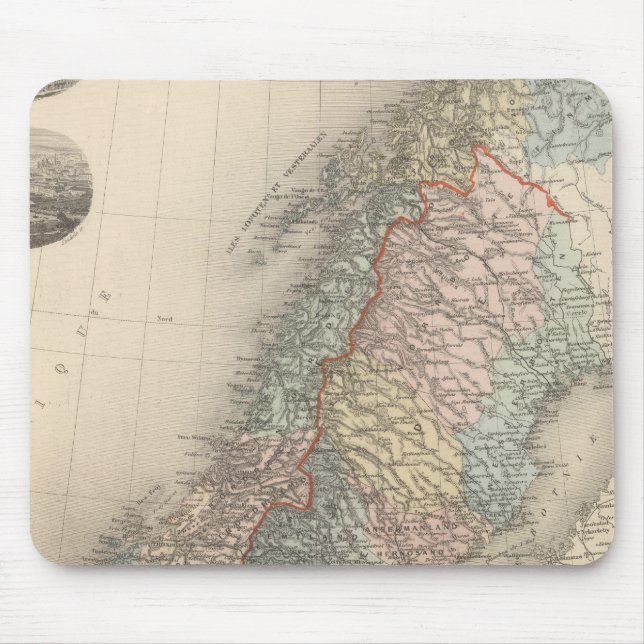 Sverige och Norge 2 Musmatta (Framsidan)