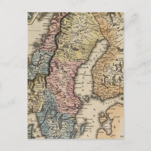 Sverige och Norge 3 Vykort