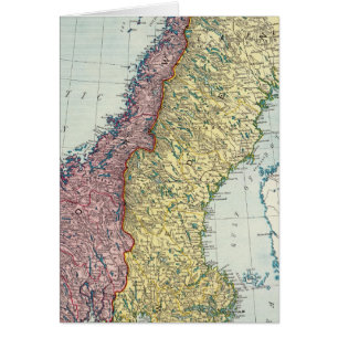 Sverige och Norge 5 Hälsningskort