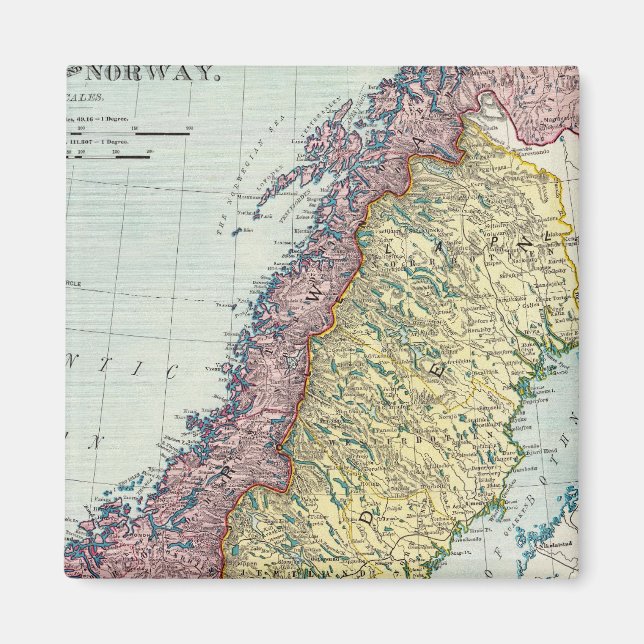 Sverige och Norge 5 Magnet (Framsidan)