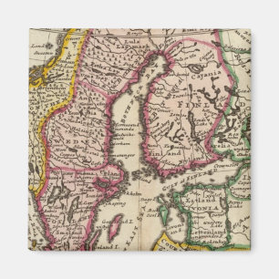 Sverige och Norge 6 Magnet