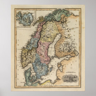 Sverige och Norge 6 Poster