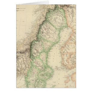 Sverige och Norge 7 Hälsningskort