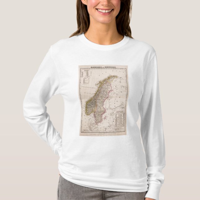 Sverige och norge 9 tee (Framsida)
