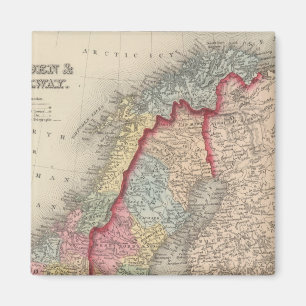 Sverige och Norge Magnet
