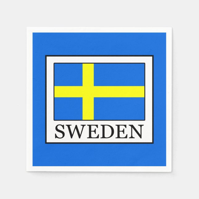 Sverige Pappersservett (Framsidan)