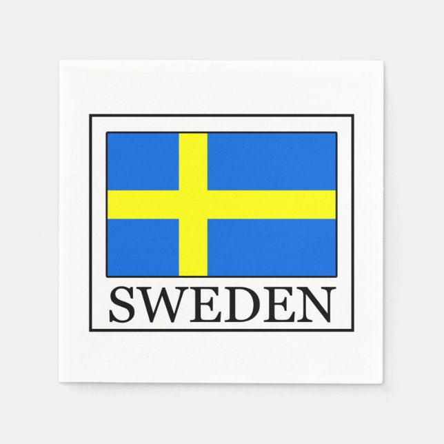 Sverige Pappersservett (Framsidan)