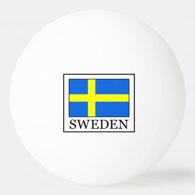 Sverige Pingisboll (Framsidan)