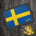 Sverige plånbok, svensk Flagga patriot/sport<br><div class="desc">WALLETS: Sverige & svenska Flagga - kärlek mitt land,  fars dag,  helgdag,  patrioter/sportfantaster</div>