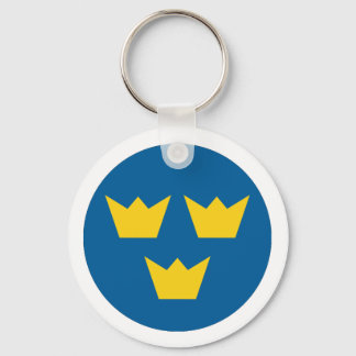 Sverige roundel nyckelring
