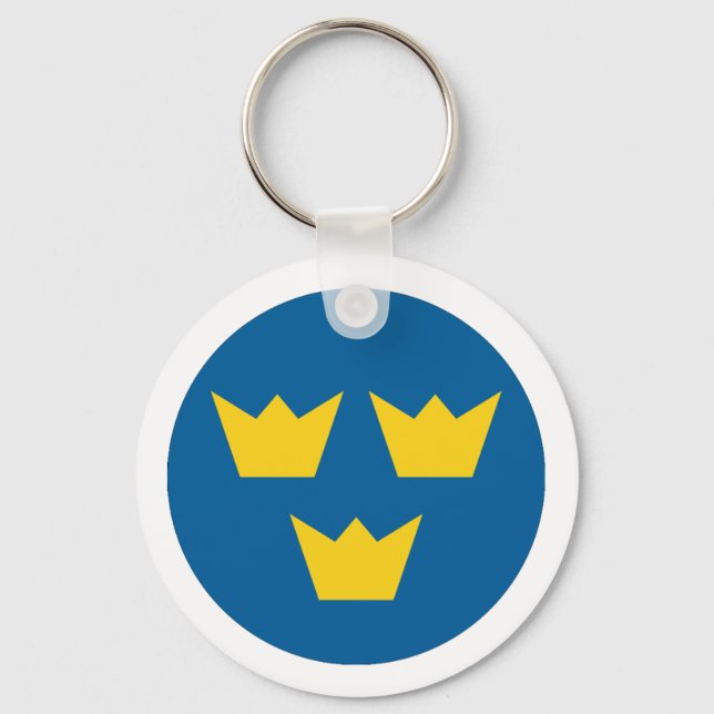 Sverige roundel nyckelring (Framsida)
