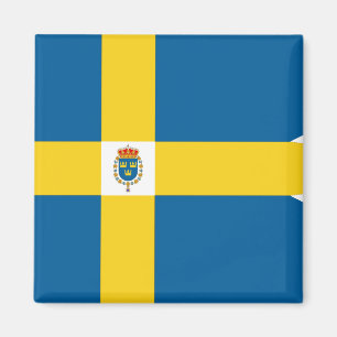 Sverige-Royal sverigeflagga Magnet