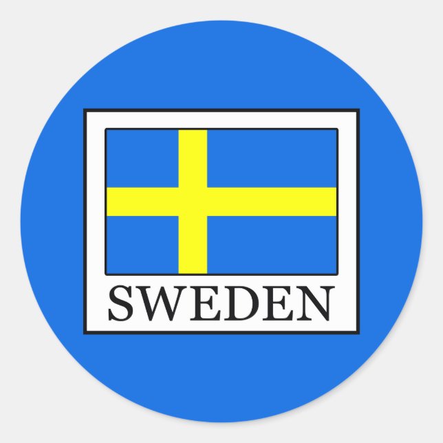 Sverige Runt Klistermärke (Framsida)