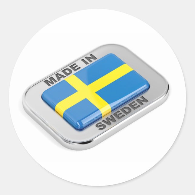 Sverige Runt Klistermärke (Framsida)