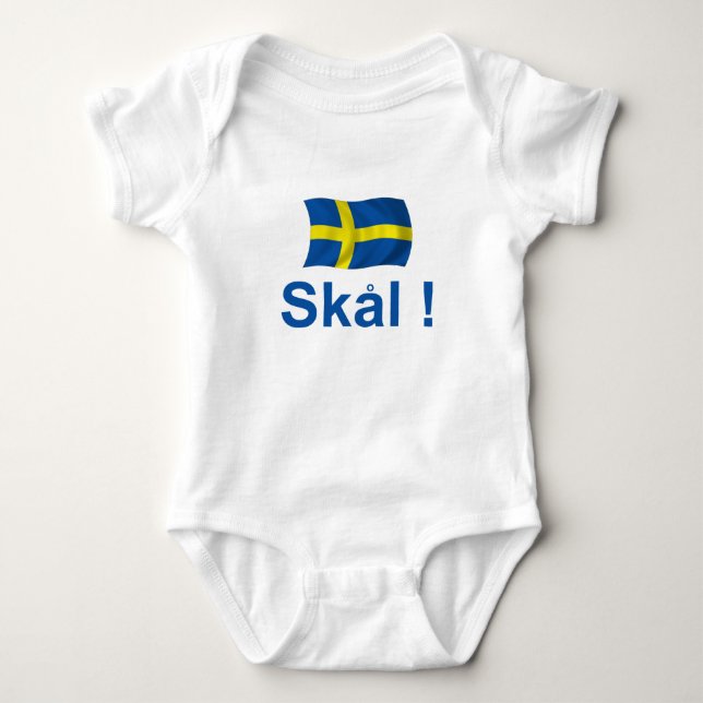 Sverige Skal! Tee Shirt (Framsida)