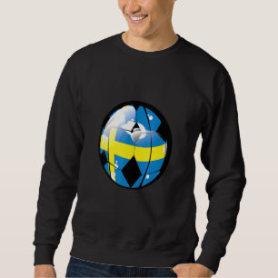 Sverige Soccer Calcio Futboll Fussball Jersey Sver Lång Ärmad Tröja