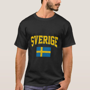 Sverige Soccer Sverige Fläkt T Shirt