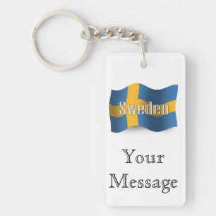 Sverige som vinkar flagga