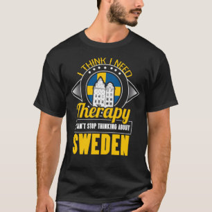 Sverige Stockholm Europa Terapi T Shirt