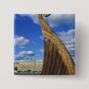 Sverige, Stockholm, hamn, från Gamla Stan, Knapp