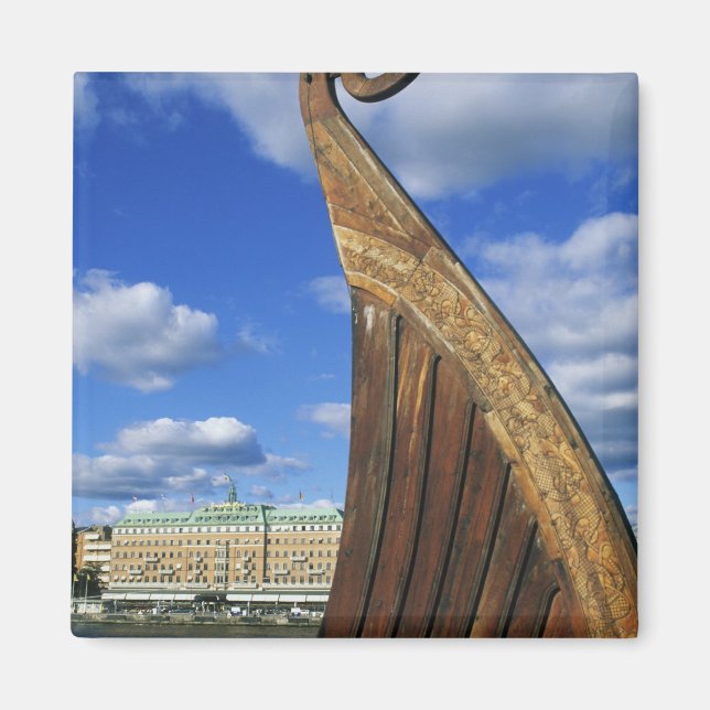 Sverige, Stockholm, hamn, från Gamla Stan, Magnet (Framsidan)