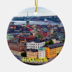 Sverige - Stockholms vackra julprydnad Julgransprydnad Keramik